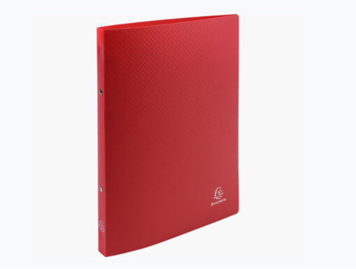 Picture of EXACOMPTA 2 RING FILE SOFT 15MM RED